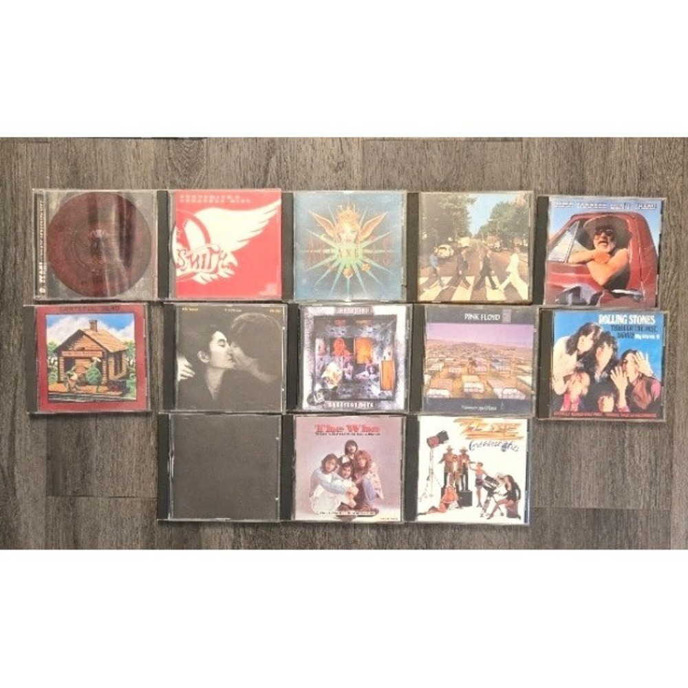 Vintage Classic Rock CD Lot of 13 - Beatles Pink Floyd Rolling Stones Aerosmith